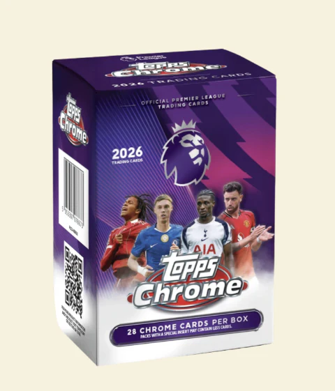 2026 Topps Chrome Premier League EPL Soccer Blaster Box