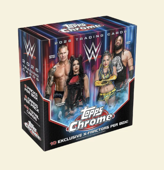 2026 Topps Chrome WWE Wrestling Mega Box