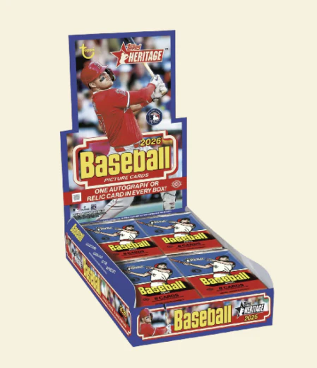 2026 Topps Heritage Baseball Hobby Box