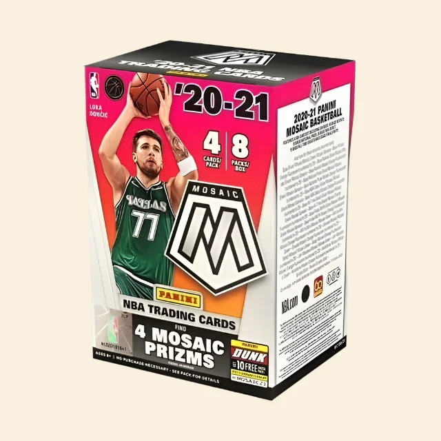 2020-21 Panini Mosaic Basketball Blaster Box (Orange Fluorescent Prizms)