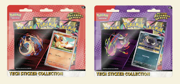 Pokemon: Ascended Heroes Tech Sticker Collection
