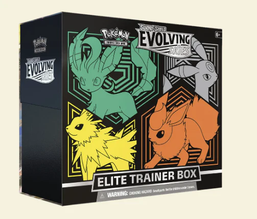 Pokemon: Evolving Skies Elite Trainer Box (Flareon/Jolteon/Umbreon/Leafeon)