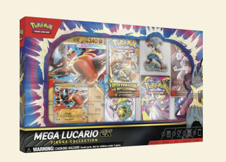 Pokemon: Mega Lucario EX Figure Collection Box