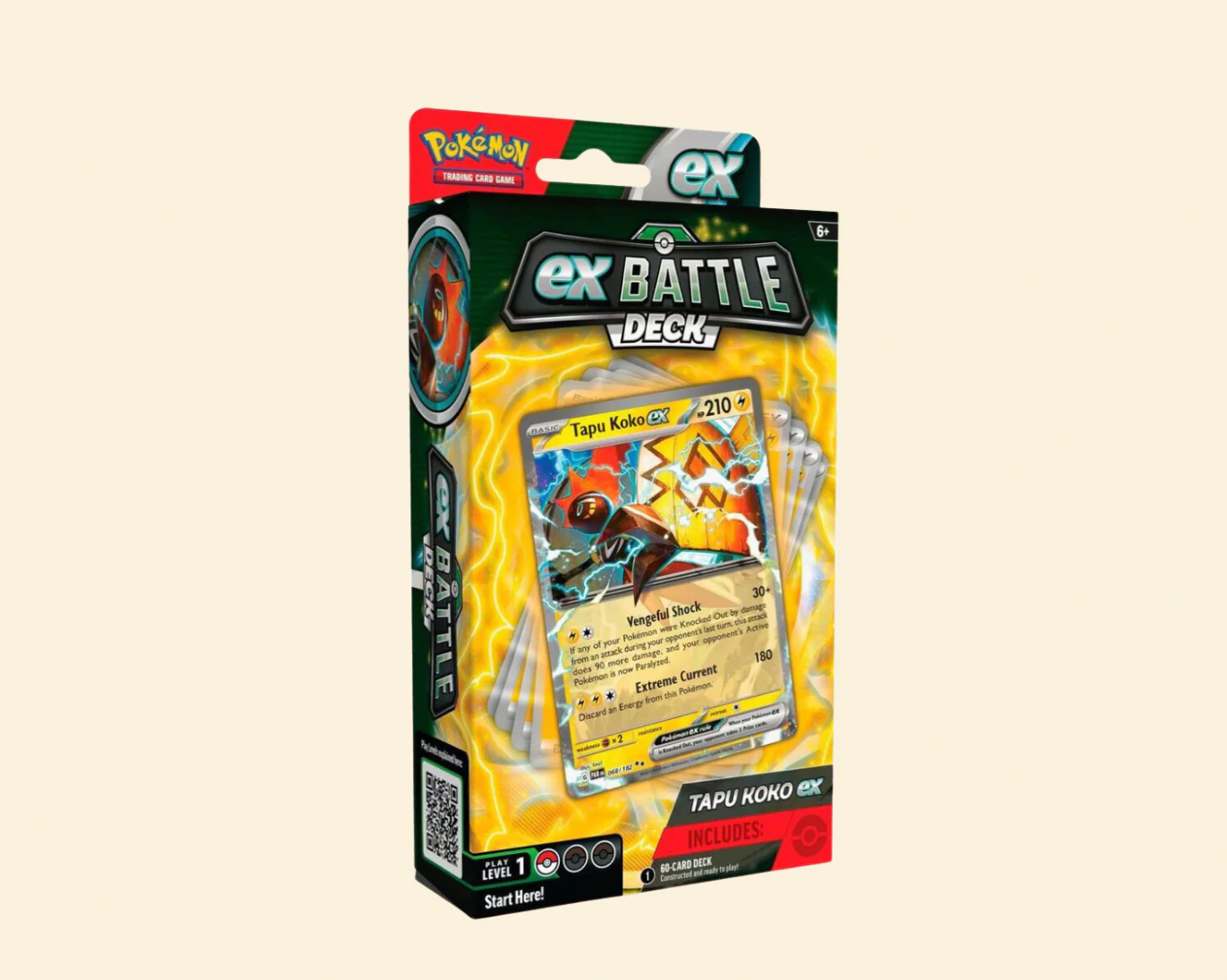 Pokemon TCG: Tapu Koko/Iron Leaves EX League Battle Deck