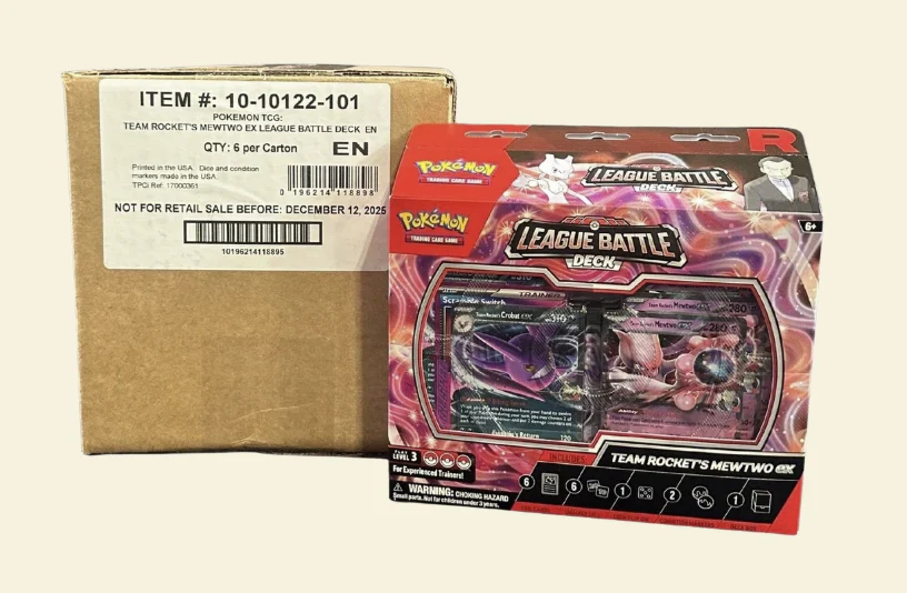Pokemon: Team Rocket’s Mewtwo ex League Battle Deck Case