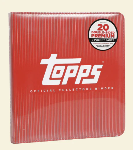 Topps Red Official Collectors Binder